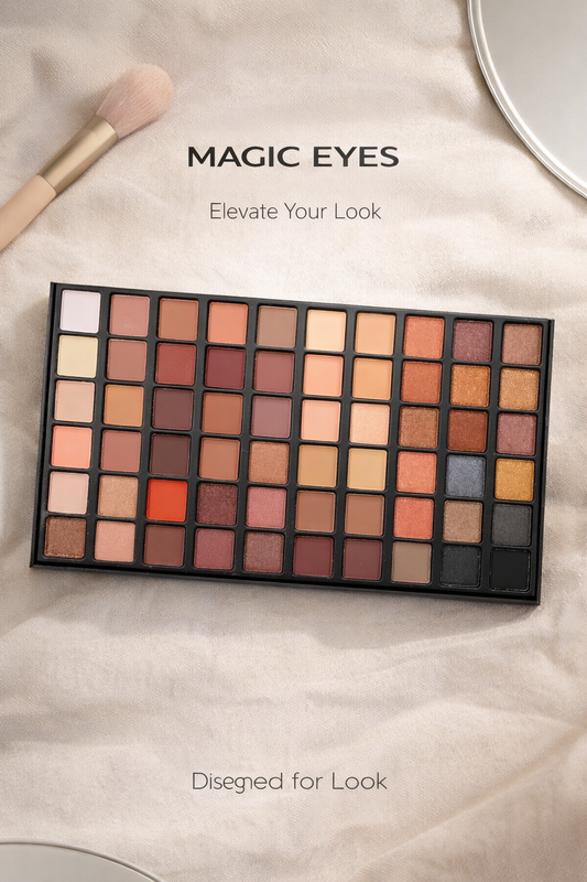 Siyah 54lü Mat Sedefli Far Paleti